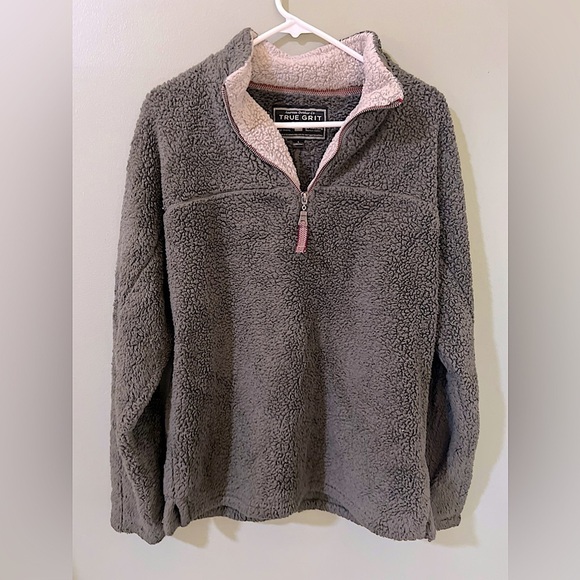 True Grit Other - True Grit American Outdoor Company Sherpa Fleece 1/4 Pullover Gray Size S